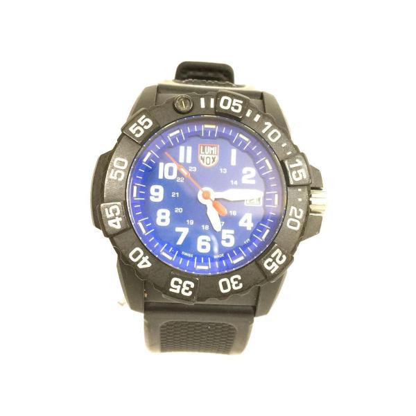 LUMINOX◆汚れ有り/腕時計/アナログ/ラバー/3500-1GBq