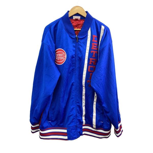 mitchell&amp;ness◆ナイロンジャケット/XXL/ナイロン/ブルー/NBA/DETOROIT ...