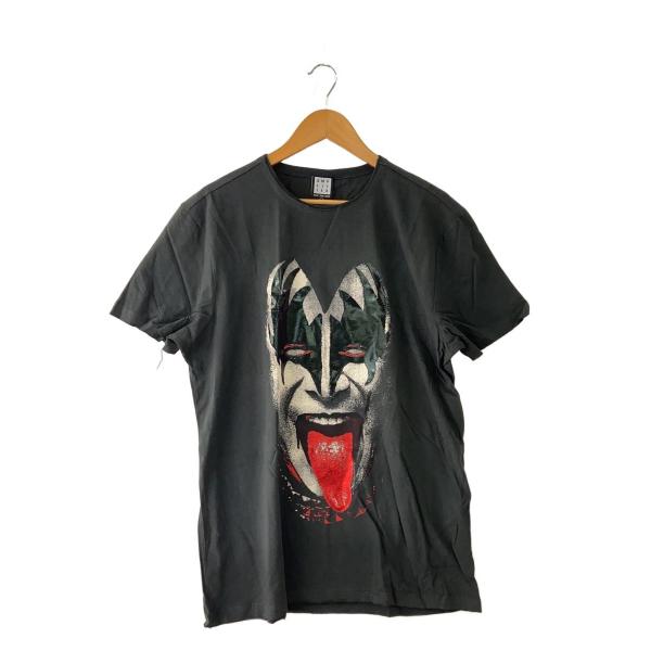 AMPLIFIED◆Tシャツ/L/コットン/ブラック/KISS DEMONS FACE/ジーンシモン...