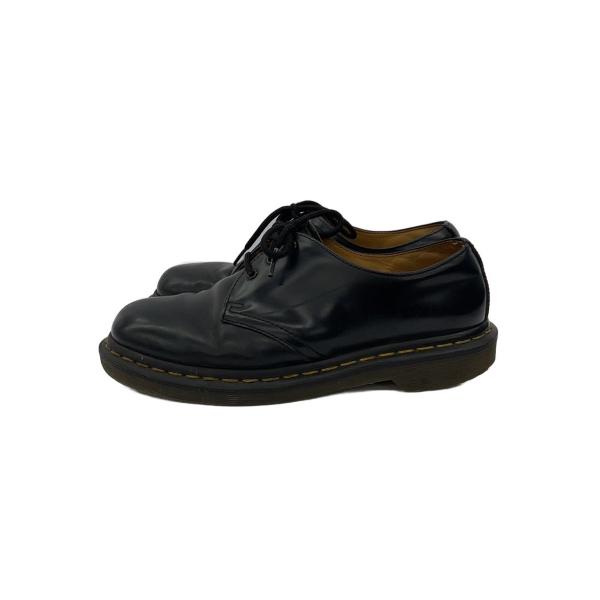 Dr.Martens◆ドレスシューズ/UK6/BLK/ソール減り・レザー割れ有
