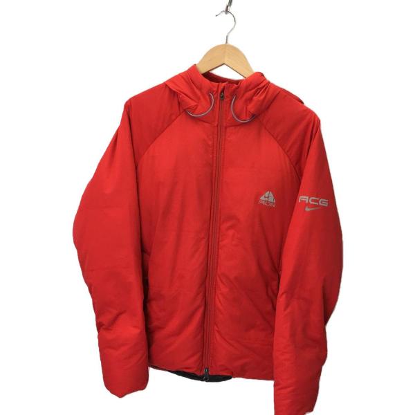 NIKE ACG◆ダウンジャケット/--/ポリエステル/RED