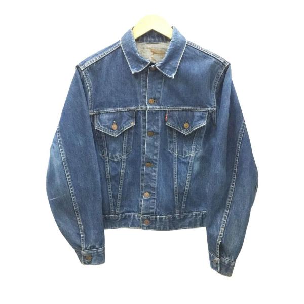 Levi’s◆60sVINTAGE/Gジャン/42/デニム/IDG/557XX/均等V