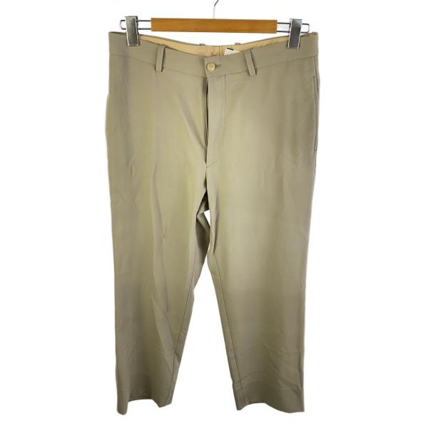 AURALEE◆HARD TWIST WOOL DOBBY SLACKS/ボトム/4/ウール/BEG...