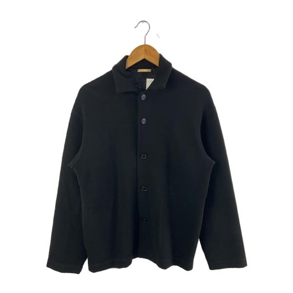 LAMOND◆ジャケット/21SS MILANO RIB JACKET/2/アクリル/ブラック/LM...