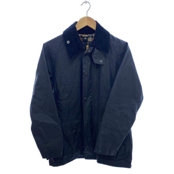 Barbour◆22AW/BEDALE/2ワラント/ワックスジャケット/34/ポリエステル/ネイビー