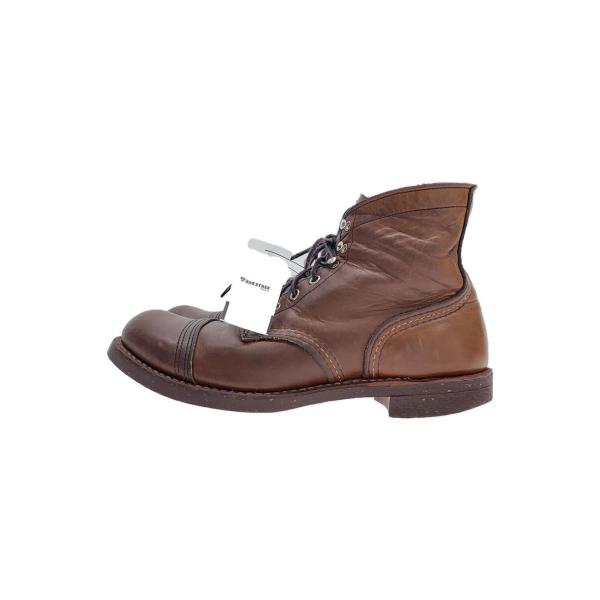 RED WING◆レースアップブーツ・アイアンレンジ/26cm/BRW/レザー