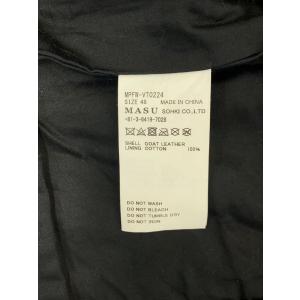 MASU◆ベスト/48/レザー/BLK/無地/...の詳細画像3