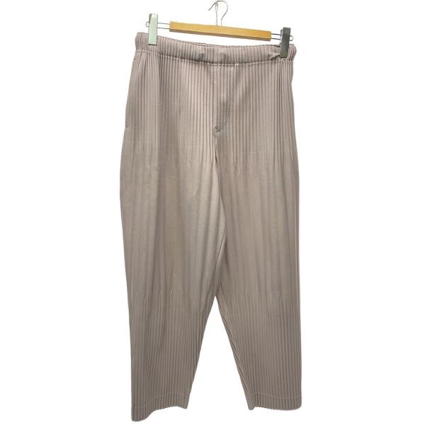 HOMME PLISSE ISSEY MIYAKE◆ボトム/1/ポリエステル/PUP/無地/HP93...
