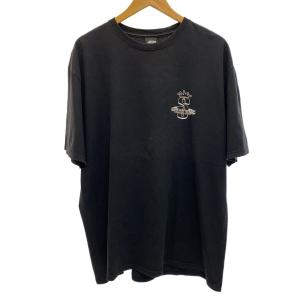 STUSSY◆Tシャツ/XXL/コットン/BLK//