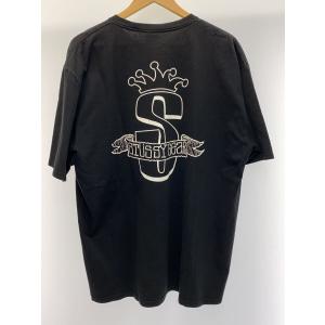 STUSSY◆Tシャツ/XXL/コットン/BLK//の詳細画像1