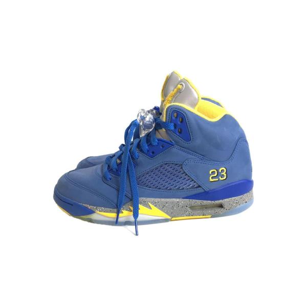 NIKE◆AIR JORDAN 5 LANEY JSP/エアジョーダン/ブルー/CD2720-400...