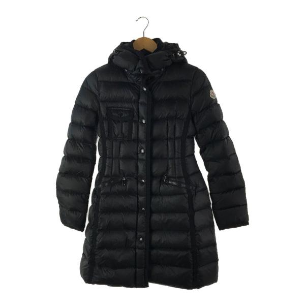 MONCLER◆ロングダウンジャケット/0/ナイロン/ブラック/無地/B20934930005 53...