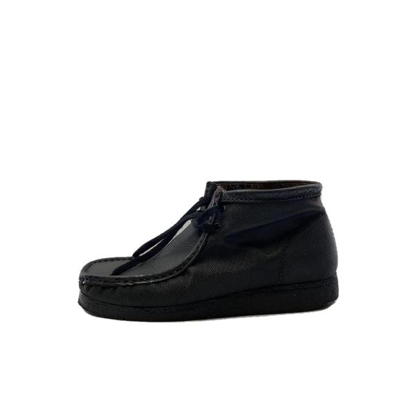 Clarks◆ブーツ/UK9/BLK/ワラビー