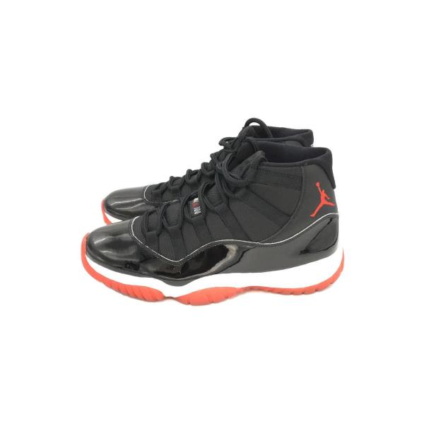 NIKE◆AIR JORDAN 11 RETRO BRED/ハイカットスニーカー/27.5cm/ブラ...