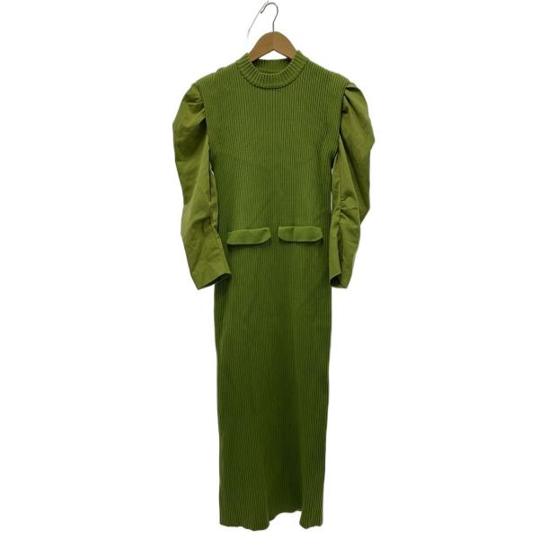 AMERI◆長袖ワンピース/S/ポリエステル/BLK/01220530300