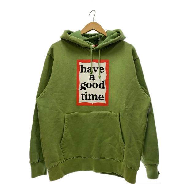 have a good time◆パーカー/L/コットン/GRN