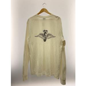 STUSSY◆長袖Tシャツ/L/コットン/WHT//の詳細画像1