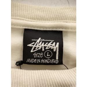 STUSSY◆長袖Tシャツ/L/コットン/WHT//の詳細画像2
