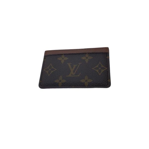 LOUIS VUITTON◆ポルト・カルト・サーンプル_モノグラム・キャンバス/PVC/BRW/モノ...