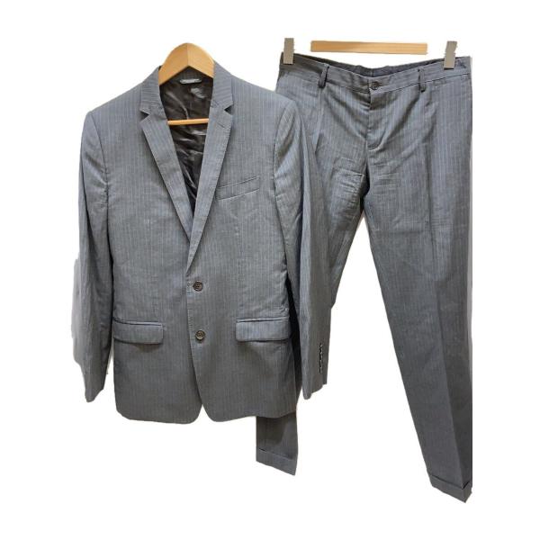 DOLCE&amp;GABBANA◆MARTINI/2B/シングル/スーツ/セットアップ/48/ウール/GR...