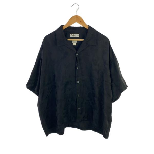 Evisen skateboards◆半袖シャツ/XL/ポリエステル/BLK/総柄//
