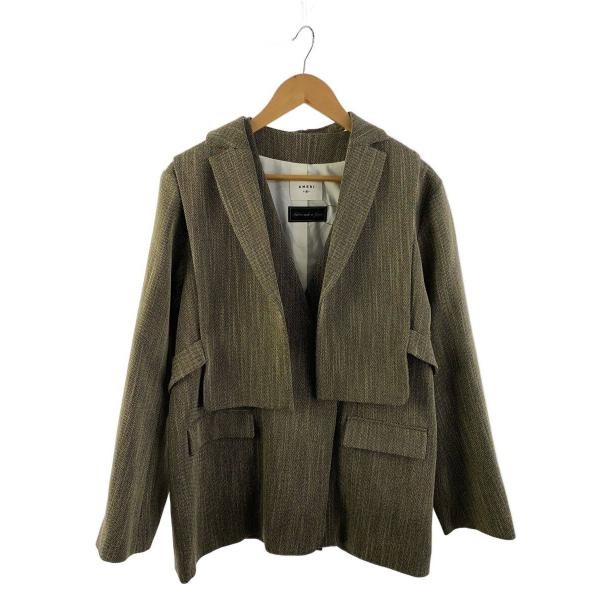 AMERI◆テーラードジャケット/M/ポリエステル/マルチカラー/01320620110/セット