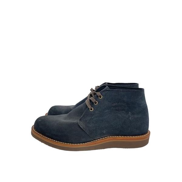 CHIPPEWA◆チャッカブーツ/26.5cm/NVY/スウェード/1901G07