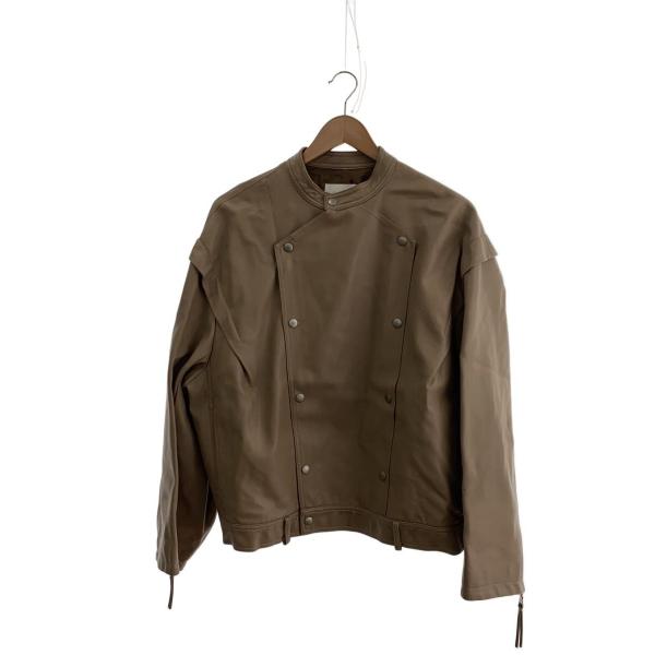 AMERI◆21AW/RETRO FAKE LEATHER/ジャケット/FREE/フェイクレザー/B...