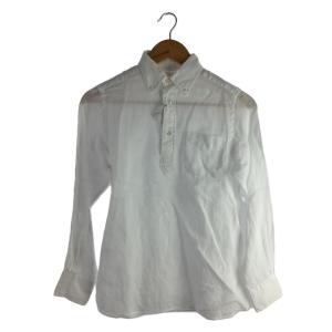 Soutiencol◆21SS/プルオーバーリネンシャツ/長袖シャツ/XS/リネン/WHT/2010...