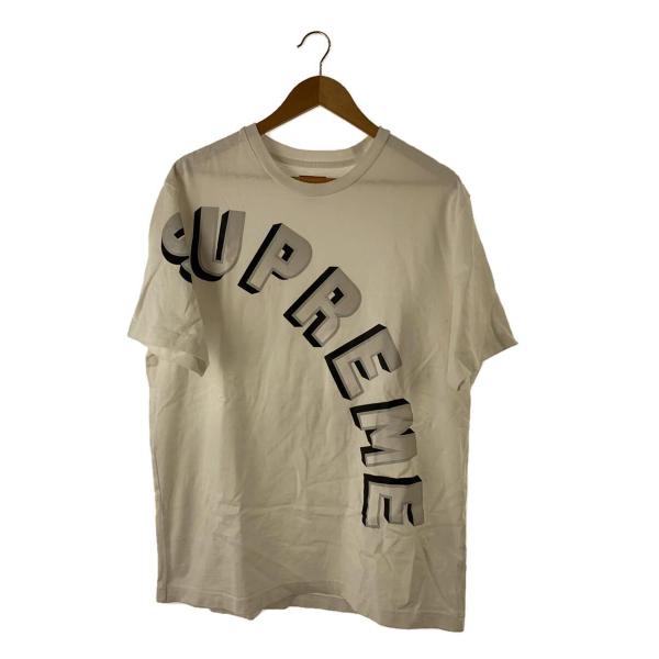 Supreme◆18SS/Gradient Arc Top/Tシャツ/L/コットン/ホワイト