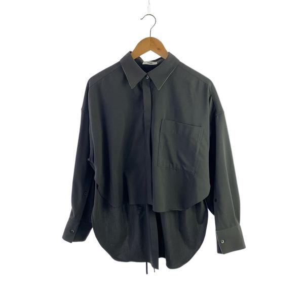 STUDIOUS◆25SS/Oversized 4way Shirt/FREE/ポリエステル/GRY...