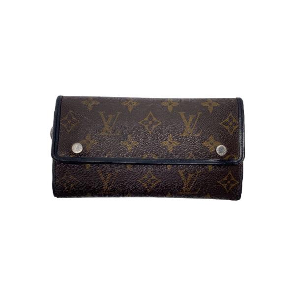 LOUIS VUITTON◆長財布/レザー/BRW/総柄/メンズ/M60168