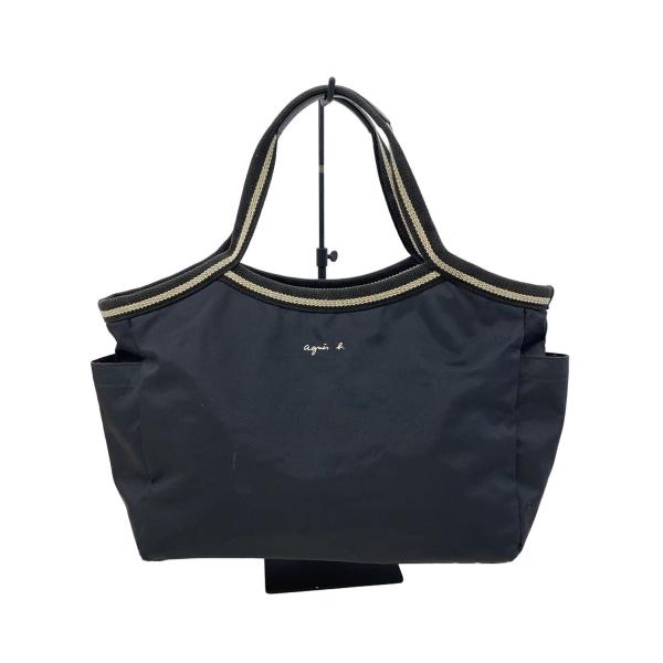 agnes b.◆トートバッグ/ナイロン/NVY
