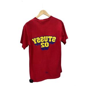 STUSSY◆Tシャツ/M/コットン/RED//の詳細画像1