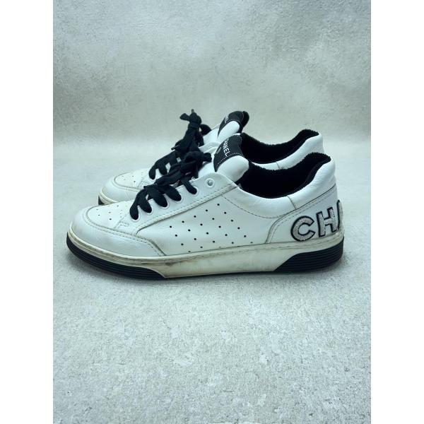 CHANEL◆ローカットスニーカー/42/WHT/G35937