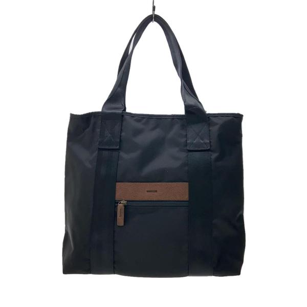 土屋鞄◆トートバッグ/ナイロン/BLK