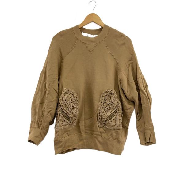 mame kurogouchi◆Embroidered Oversized Sweatshirt/ス...