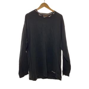 NIKE◆STUSSY/長袖Tシャツ/XL/コットン/BLK/ct4314-010//