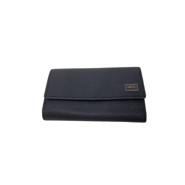 PORTER◆カレントキーケース/PVC/BLK/無地/メンズ/052-02206//