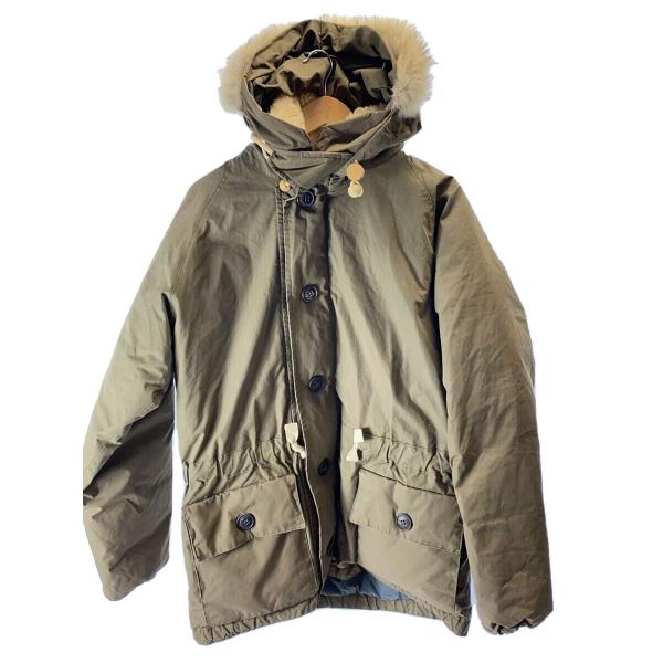 Nigel Cabourn◆ANTARCTIC PARKA/ダウンジャケット/L/コットン/KHK/...