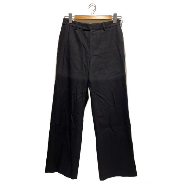 MARKAWARE◆ワイドストレートトラウザー/スラックスパンツ/3/コットン/BLK/A25C04...