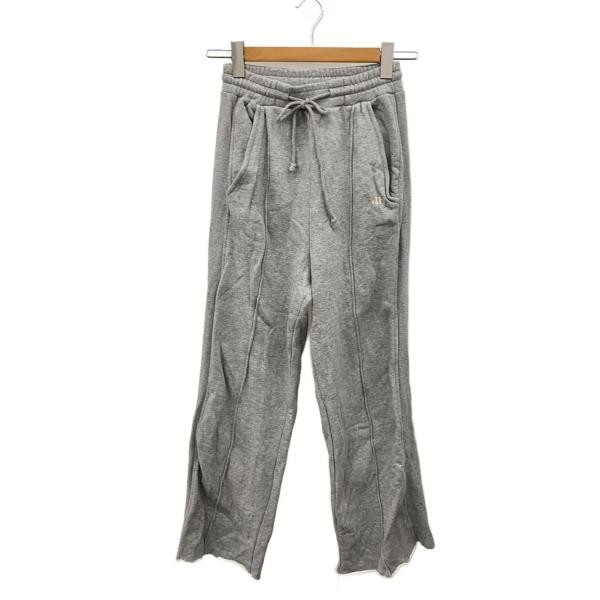 AMERI◆NEW LOGO SWEAT PANTS/ボトム/M/コットン/GRY