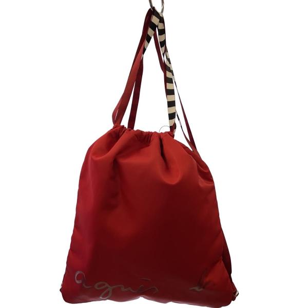 agnes b VOYAGE◆リュック/ナイロン/RED/JS13