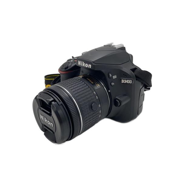 Nikon◆デジタル一眼カメラ D3400 18-55 VR レンズキット [ブラック]//