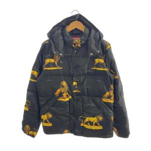 Supreme◆13AW/Lion Puffy Jacket/袖口ヨゴレ有/ダウンジャケット/S/ポ...