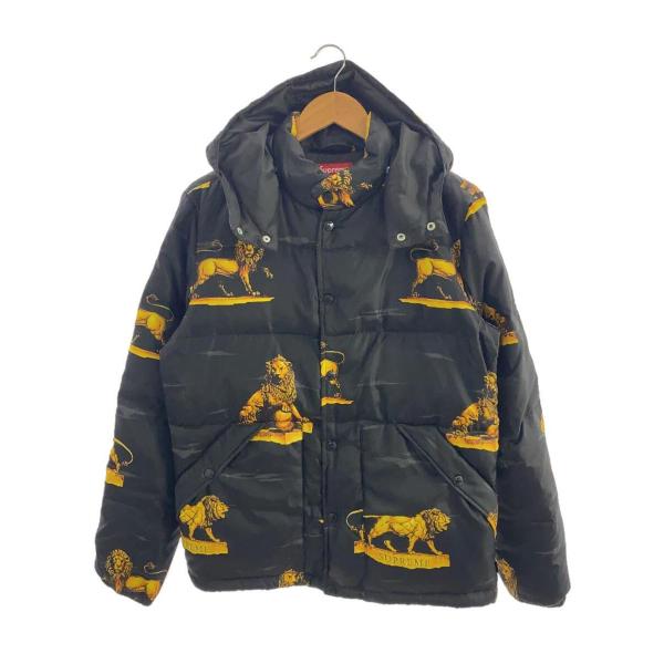 Supreme◆13AW/Lion Puffy Jacket/袖口ヨゴレ有/ダウンジャケット/S/ポ...