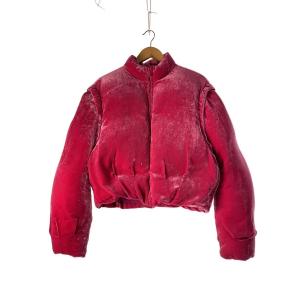 MASU◆VELVET PUFFER JACKET/48/--/PNK