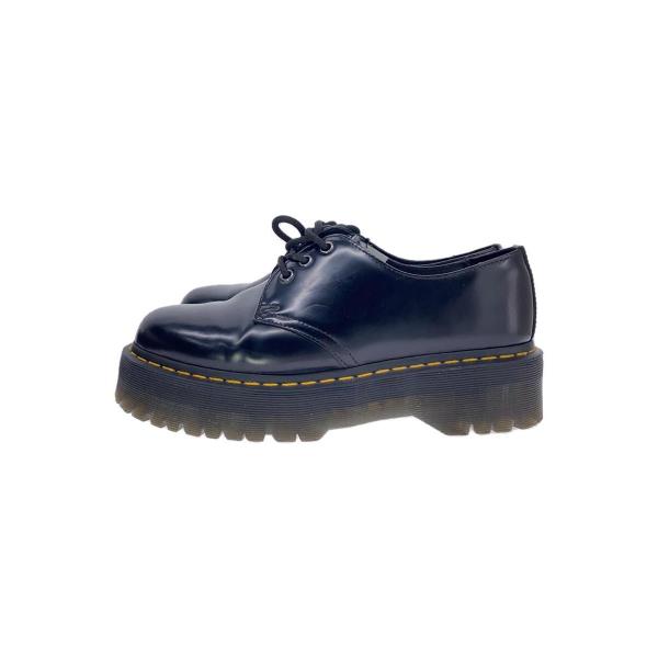 Dr.Martens◆1461QUAD/ドレスシューズ/3eye/厚底/UK8/ブラック/レザー