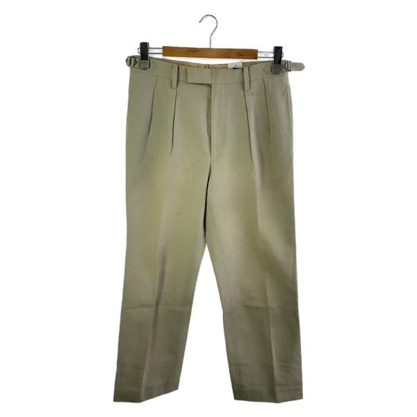 AURALEE◆WOOL WASHI AMUNZEN WIDE SLACKS/サイドアジャスター/3...