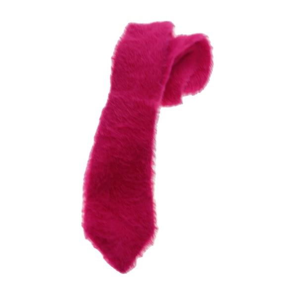 CHARLES JEFFREY LOVERBOY◆シャギーニット ネクタイ/ピンク